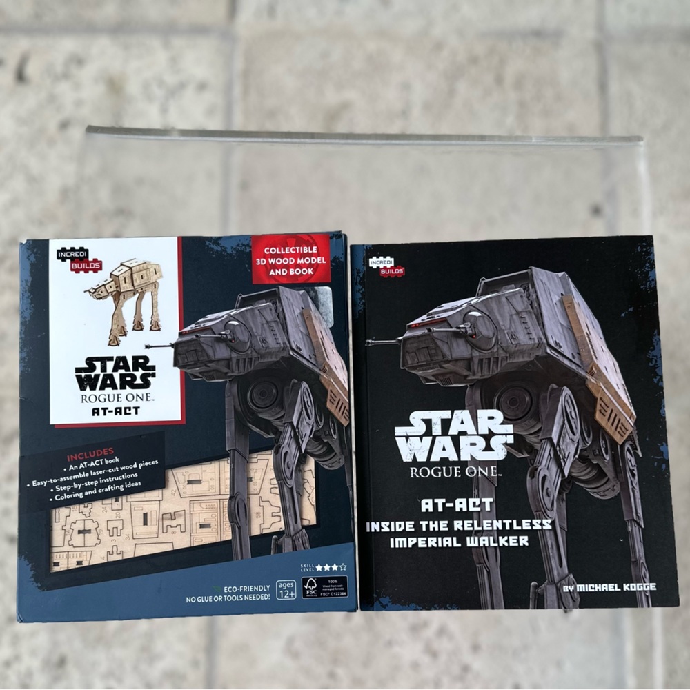 Incredibuilds Star Wars Rogue One: at-Act 3D Wood Model and Book